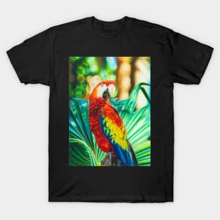 Scarlet Macaw Parrot T-Shirt